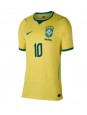 Brasilia Neymar Jr #10 Kotipaita Naisten MM-kisat 2026 Lyhythihainen Brasilia Neymar Jr #10 Kotipaita Naisten MM-kisat 2026 Lyhythihainen